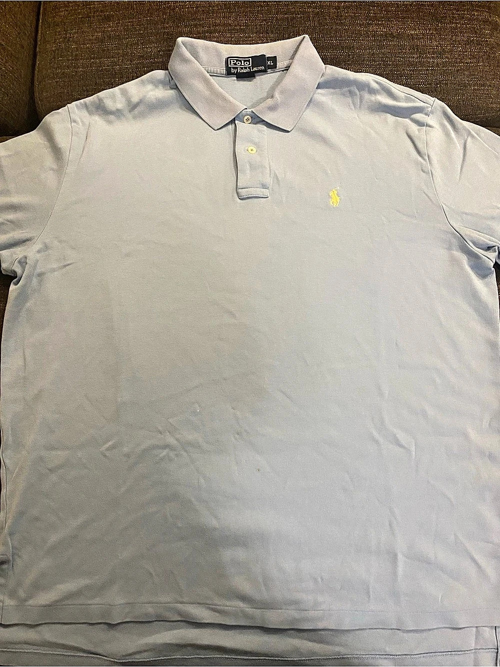Polo by Ralph Lauren Men's Cotton Polo Shirt Blue XL